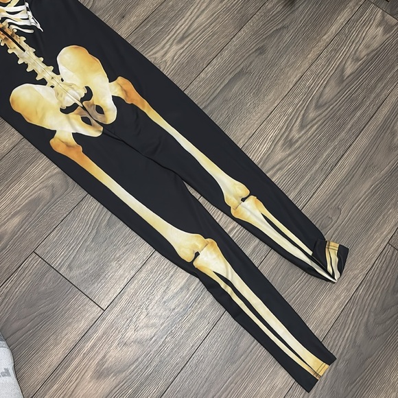 Halloween Costume Skeleton Body Con Jumpsuit Small - Picture 7 of 7